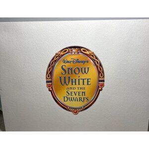 Vintage Walt Disney Snow White & The Seven Dwarfs Lithograph Prints 2001 Set Of